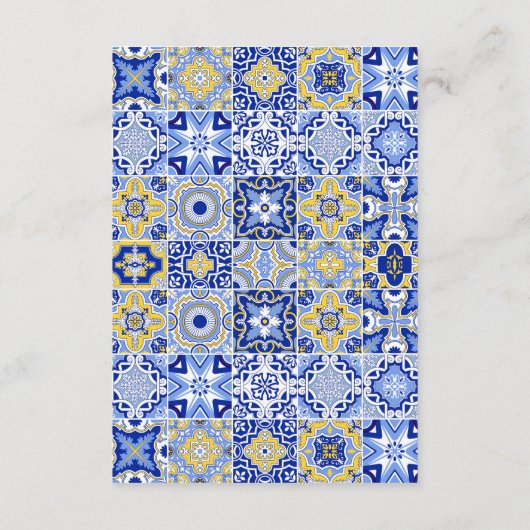 Citroen Mediterraans Boho Arch Bruiloft Details Ka Informatiekaartje (Achterkant)