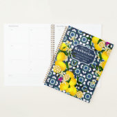 Citroen Mediterraanse Tegels Navyblauw Wit Planner (Display)