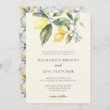 Citroen Mediterrane Tegels Butter Yellow Wedding