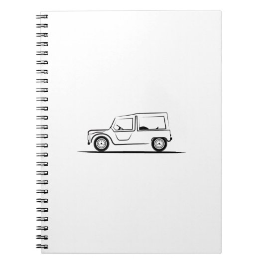 Citroen Mehari Citroën Mehari Notitieboek (Voorkant)