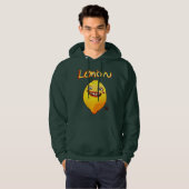 Citroen met een groene hoodie (Voorkant volledig)