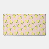 Citroen motief liefde perzik bureaumat (Voorkant)