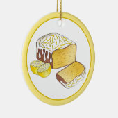 citroen motregen pond taart brood brits bakken voe keramisch ornament (Rechts)
