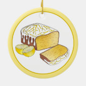 citroen motregen pond taart brood brits bakken voe keramisch ornament (Achterkant)