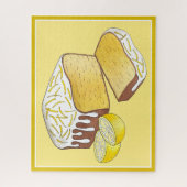 citroen motregen pond taart brood brits bakken voe legpuzzel (Verticaal)