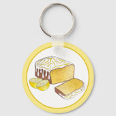 citroen motregen pond taart brood brits bakken voe sleutelhanger (Achterkant)