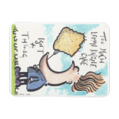 Citroen motregen taart magneet (Horizontaal)