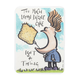 Citroen motregen taart magneet