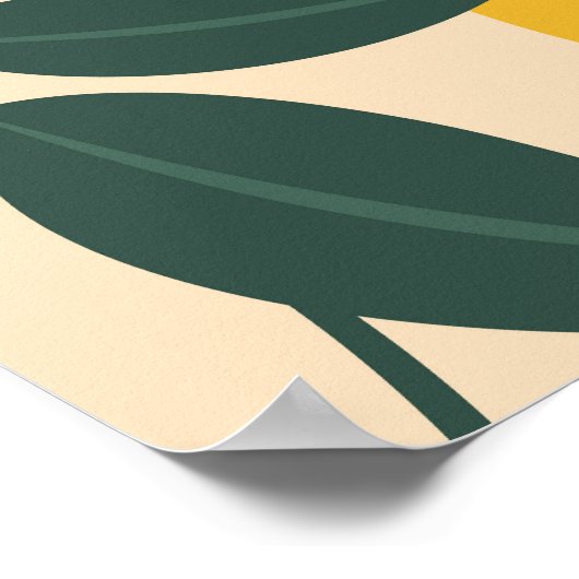  citroen: naadloze fruittextuur. poster (Hoek)