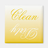 Citroen Ombre Vaatwasser Schoon/Vuile Magneet (Voorkant)