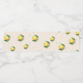 citroen ontwerp wateretiketten waterfles etiket (Enkel label)