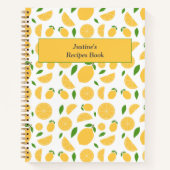 Citroen patroon recept notitieboek (Voorkant)