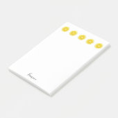 Citroen plak post het sticker notities. post-it® notes (Schuin)