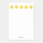 Citroen plak post het sticker notities. post-it® notes (Voorkant)