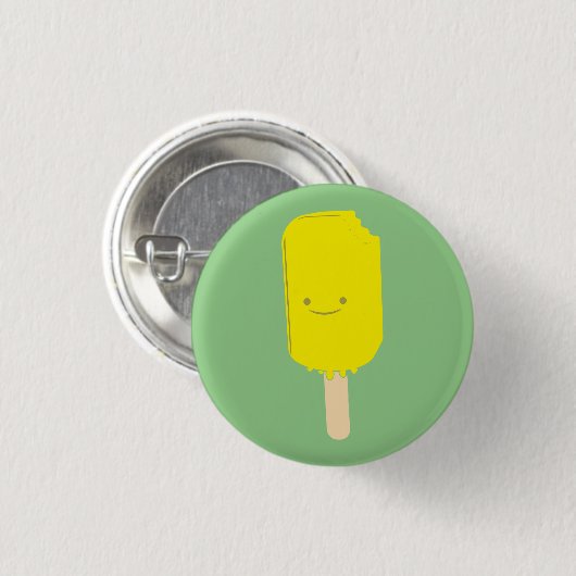 Citroen Popsicle Cartoon Tekening Ronde Button 3,2 Cm (Voorkant /achterkant)
