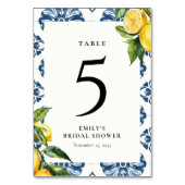 Citroen Positano Italiaans Vrijgezellenfeest Kaart (Achterkant)