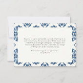 Citroen Positano Italiaanse Bruidsdouche Bedankkaart (Achterkant)