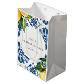 Citroen Positano Italiaanse Bruiloftfeest Medium Cadeauzakje (Voorkant Gekanteld)