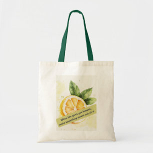 Citroen Quote Canvas tas – Vers & Inspirerend