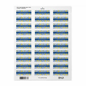 Citroen Retouradreslabels Etiket (Full Sheet)