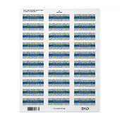 Citroen Retouradreslabels Etiket (Full Sheet)
