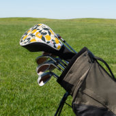 citroen & roze bloesempatroon golfheadcover (Insitu)