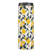  citroen & roze bloesempatroon thermosbeker (Achterkant)