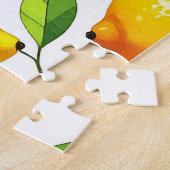 Citroen Schijfjes Patroon Legpuzzel (Zijkant)