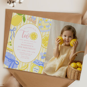Citroen Sinaasappel Summer Lemonade 2e Verjaardags Kaart
