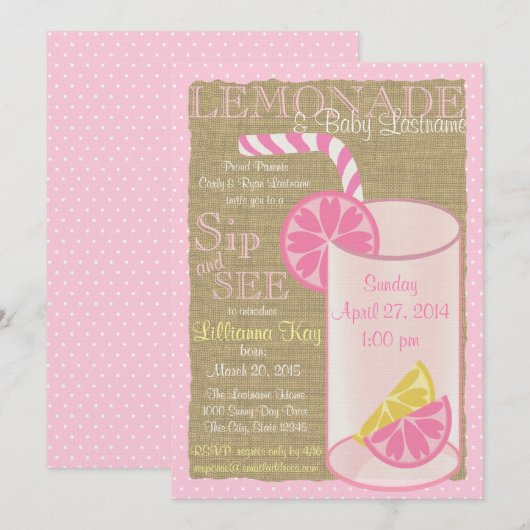 Citroen Sip en See Kaart (Voorkant / Achterkant)