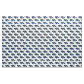 Citroen SM Dark Blue Fabric Stof (Yard (91,4 cm))