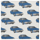 Citroen SM Dark Blue Fabric Stof (Swatch)