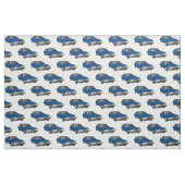 Citroen SM Dark Blue Fabric Stof (Fat Quarter)