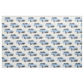 Citroen SM Ice Blue Fabric Stof (Fat Quarter)