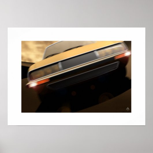 Citroen SM-poster Poster (Voorkant)