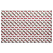Citroen SM Red Fabric Stof (Yard (91,4 cm))