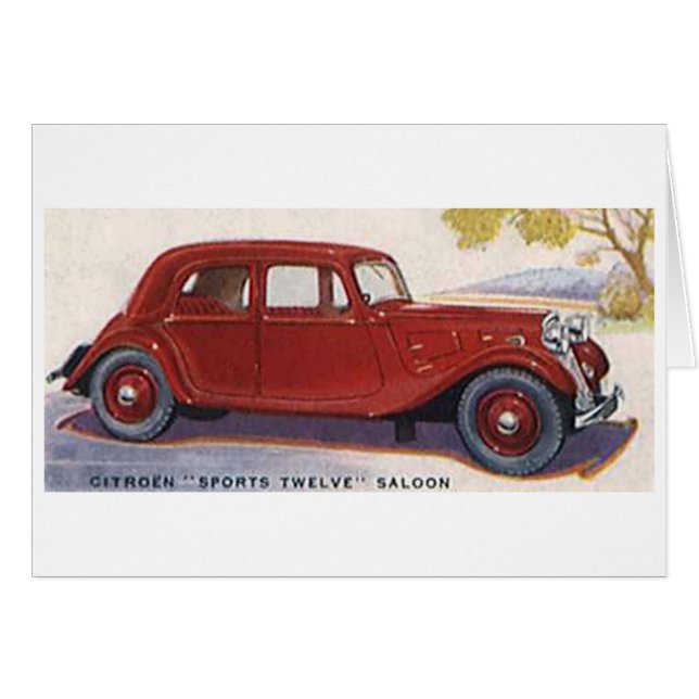 Citroen Sports Twelve Saloon (Voorkant Horizontaal)