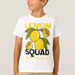 Citroen Squad Grappige limonade Zomer Citrus Fruit T-shirt