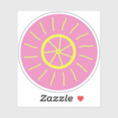 Citroen Stickers Citroen en zonneschijn logo stick (Vel)