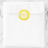 citroen Stickers voor desserts (Tas)