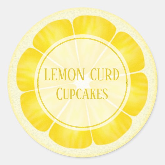 citroen Stickers voor desserts (Voorkant)