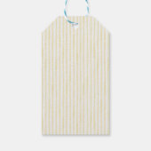 Citroen Strepen Baby Borrel Cadeaulabel (Achterkant)
