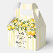 Citroen Tak Mediterraan Zomer Bruids Brunch Bedankdoosjes (Voorkant)