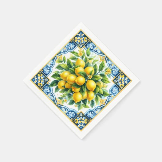 Citroen Tegel servetten (Hoek)