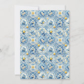 Citroen Tegel Vrijgezellenfeest Kaart (Achterkant)