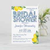 Citroen Tegel Vrijgezellenfeest Kaart (Staand voorkant)