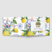 Citroen Tegels Italiaans La Dolce Vita bruiloft Gastenboek (Volledig)