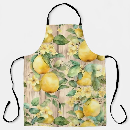 Citroen-thema keuken schort (Voorkant)