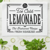 Citroen thema theedoek (Gevouwen)