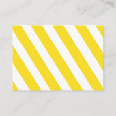 Citroen thema verzoek recept voor de bruid informatiekaartje (Achterkant)